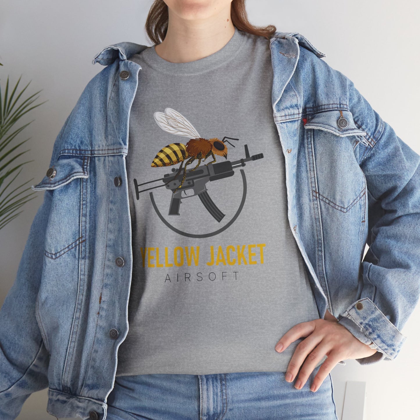 MP5 with a Yellow Jacket (T-shirt)