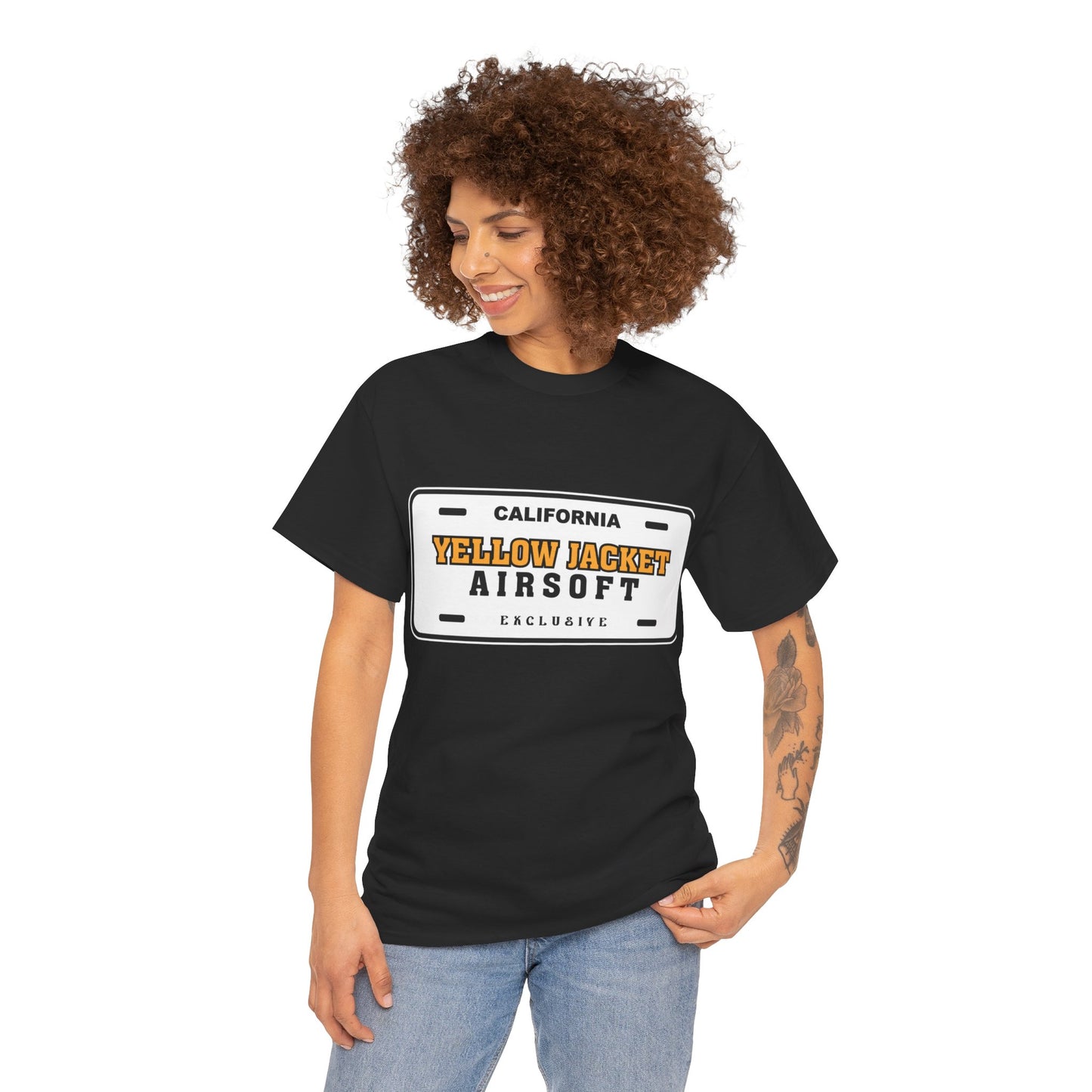 Yellow Jacket Airsoft License Plate (T-shirt)