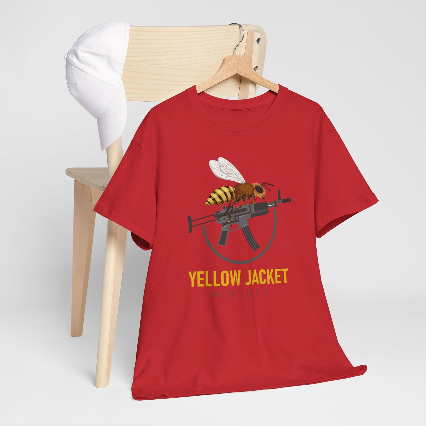 MP5 with a Yellow Jacket (T-shirt)