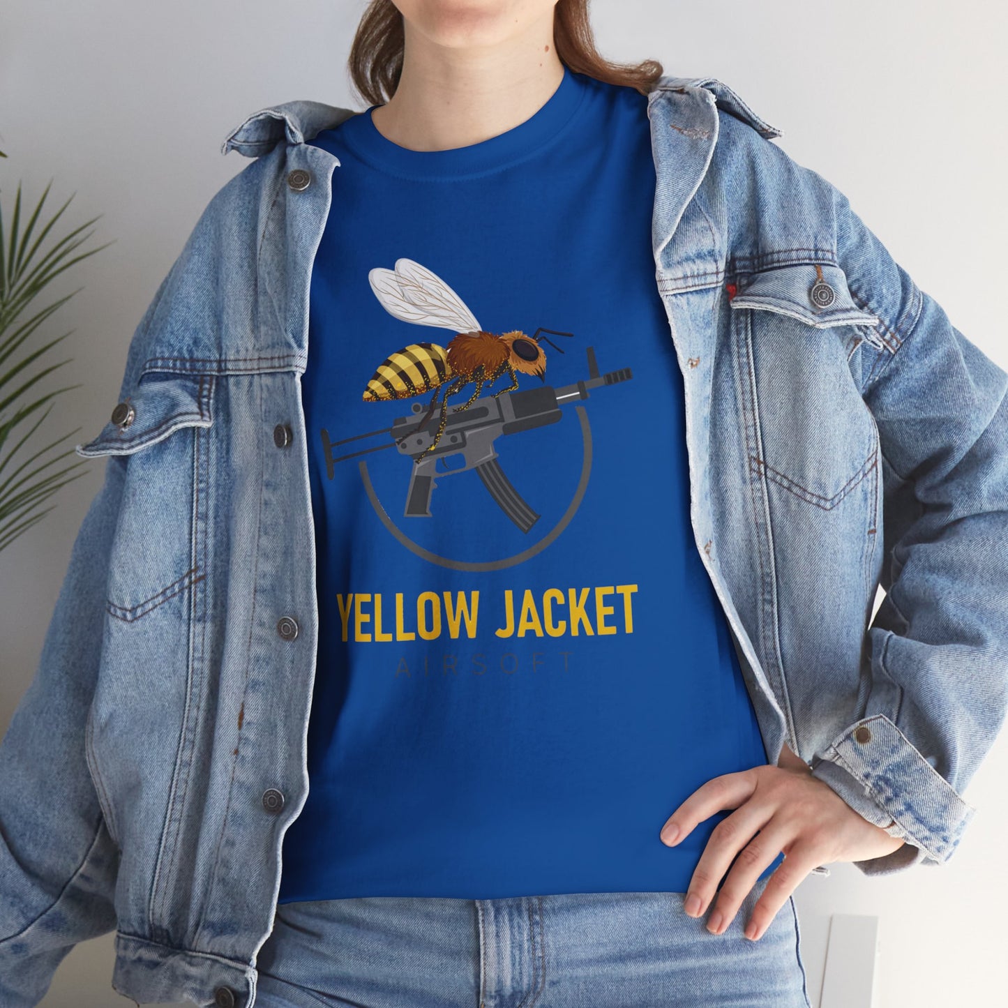 MP5 with a Yellow Jacket (T-shirt)