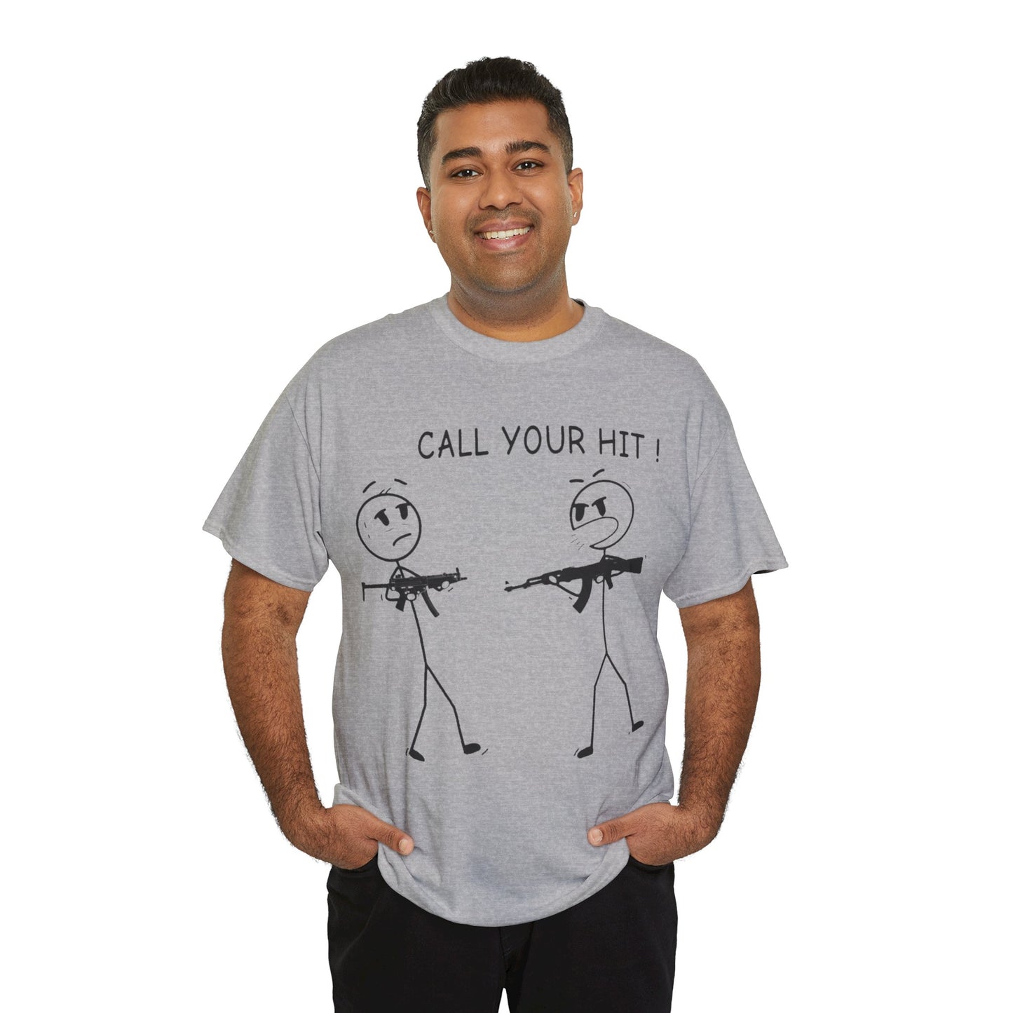 Stick Figure “Call Your Hit!” (T-shirt)