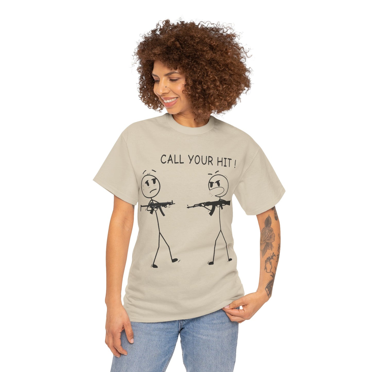 Stick Figure “Call Your Hit!” (T-shirt)