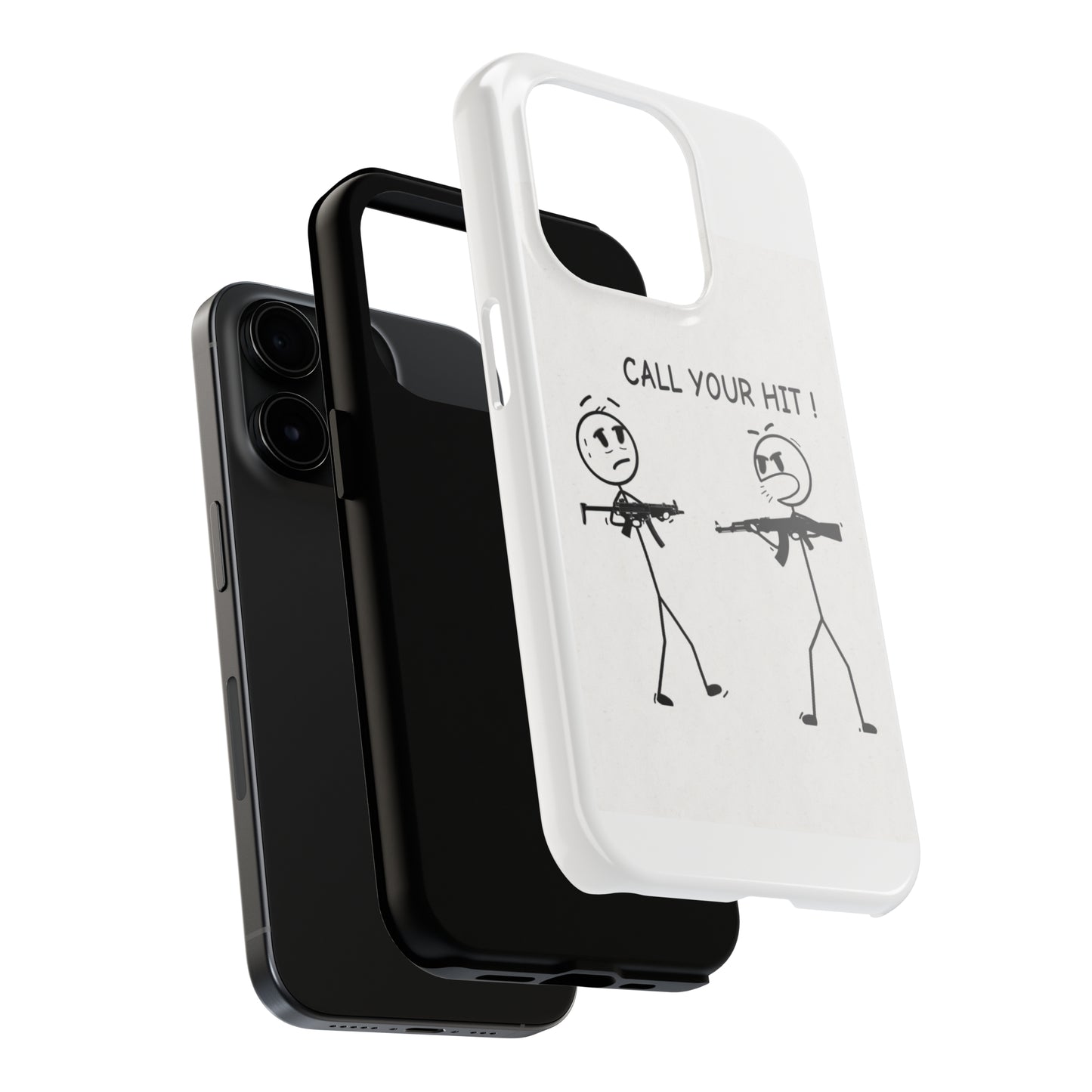 Stick Figure “Call Your Hit” (Tough Phone Cases)