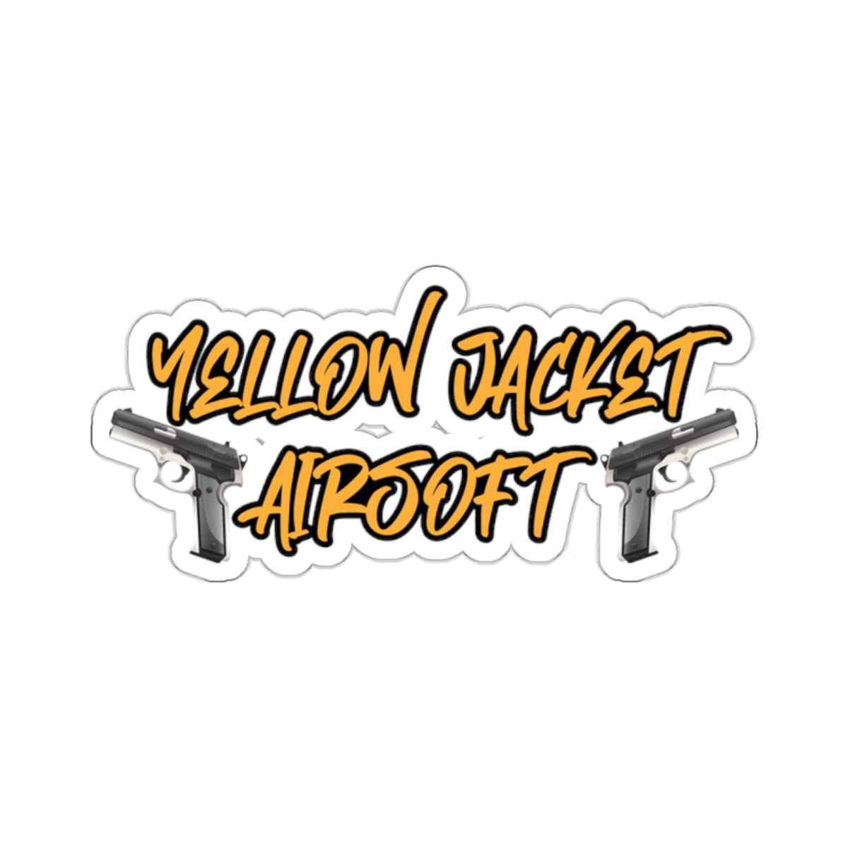 Yellow Jacket Airsoft Pistols (Kiss-Cut Stickers)