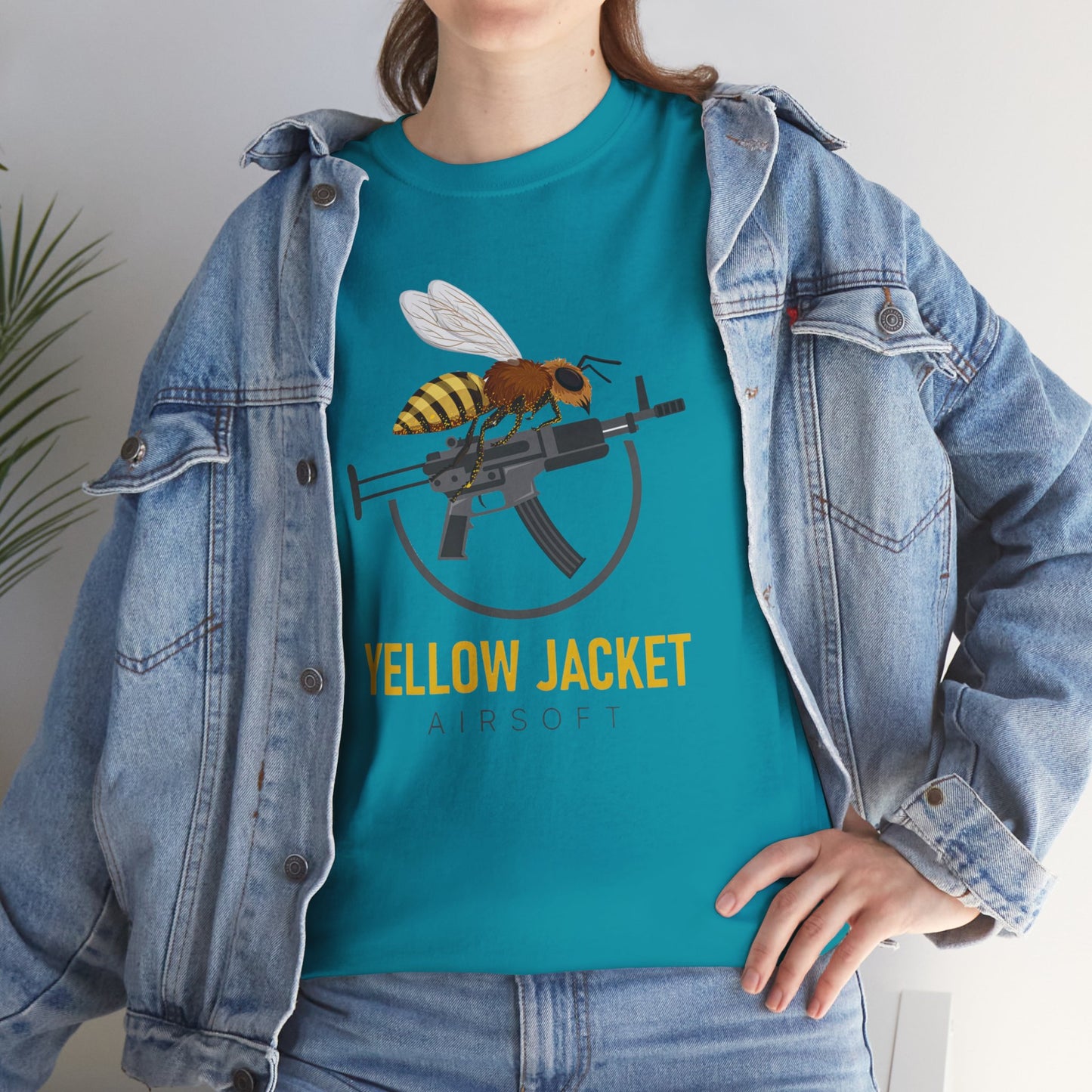 MP5 with a Yellow Jacket (T-shirt)