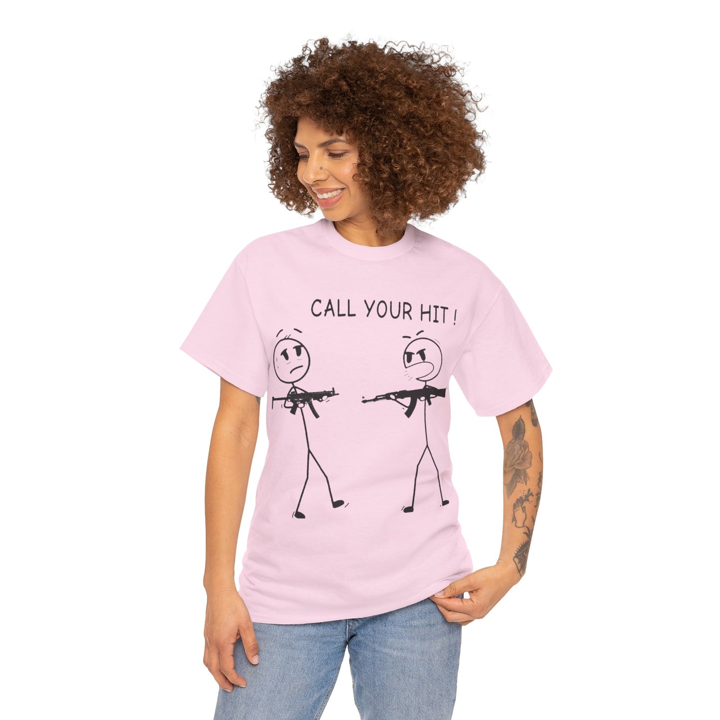 Stick Figure “Call Your Hit!” (T-shirt)