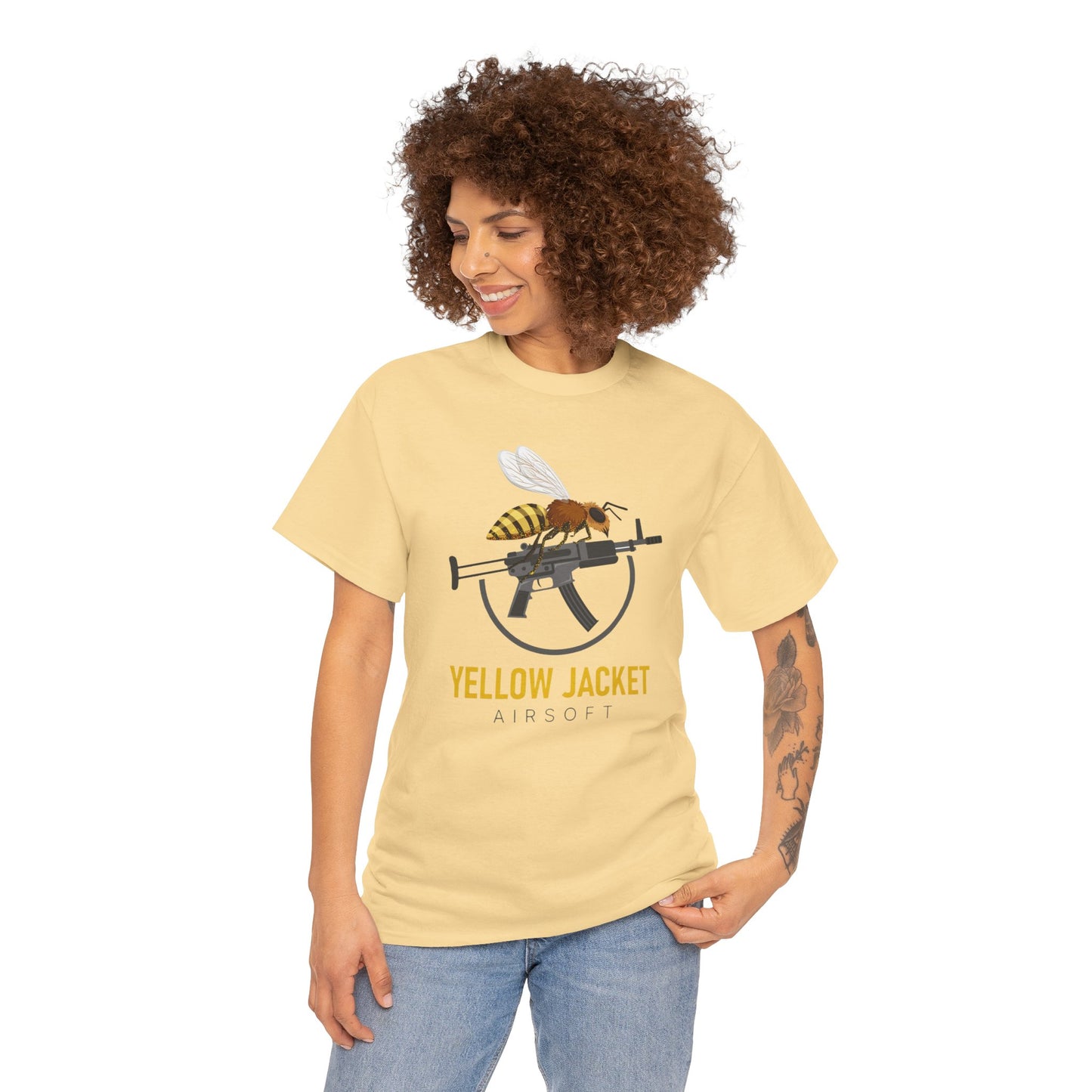 MP5 with a Yellow Jacket (T-shirt)