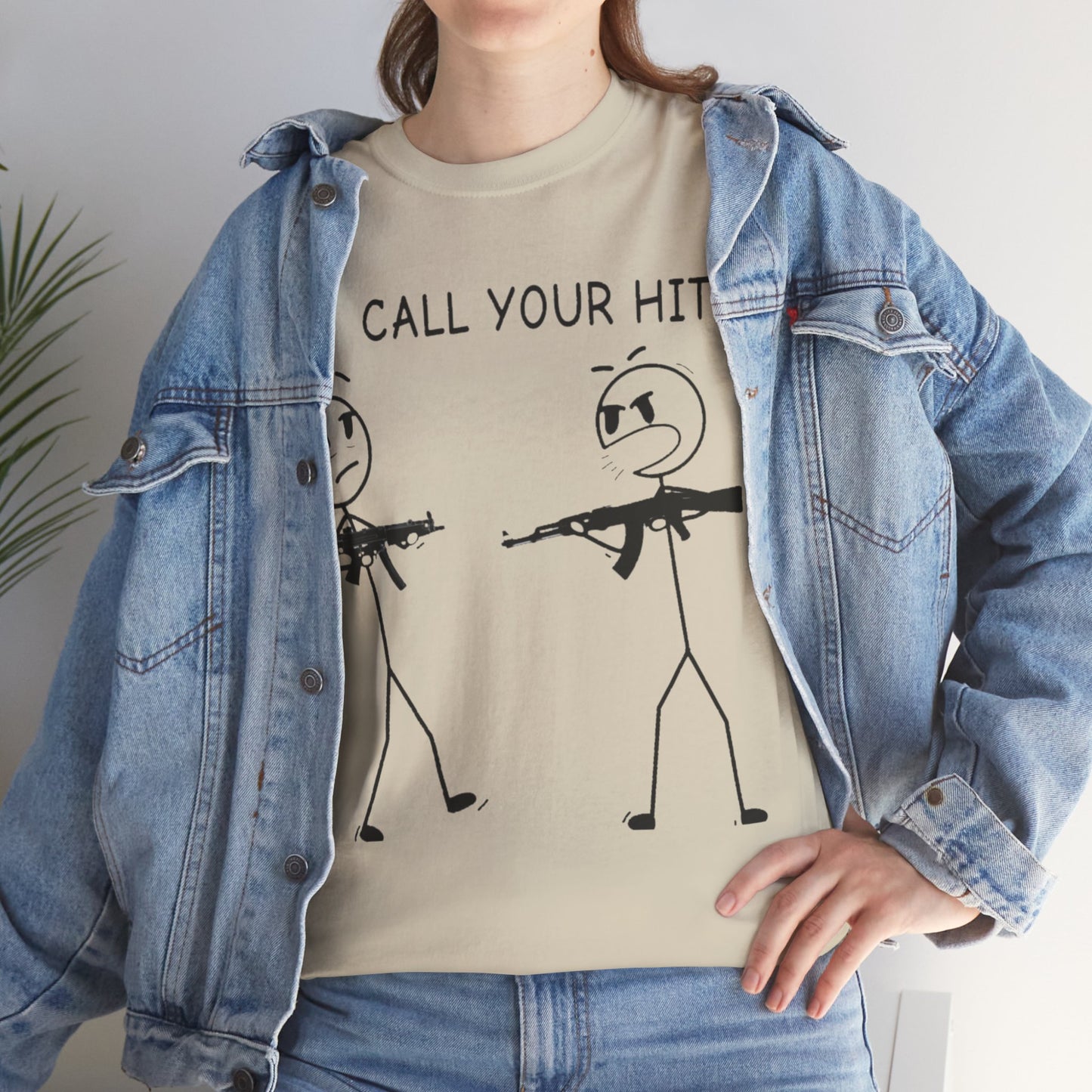 Stick Figure “Call Your Hit!” (T-shirt)