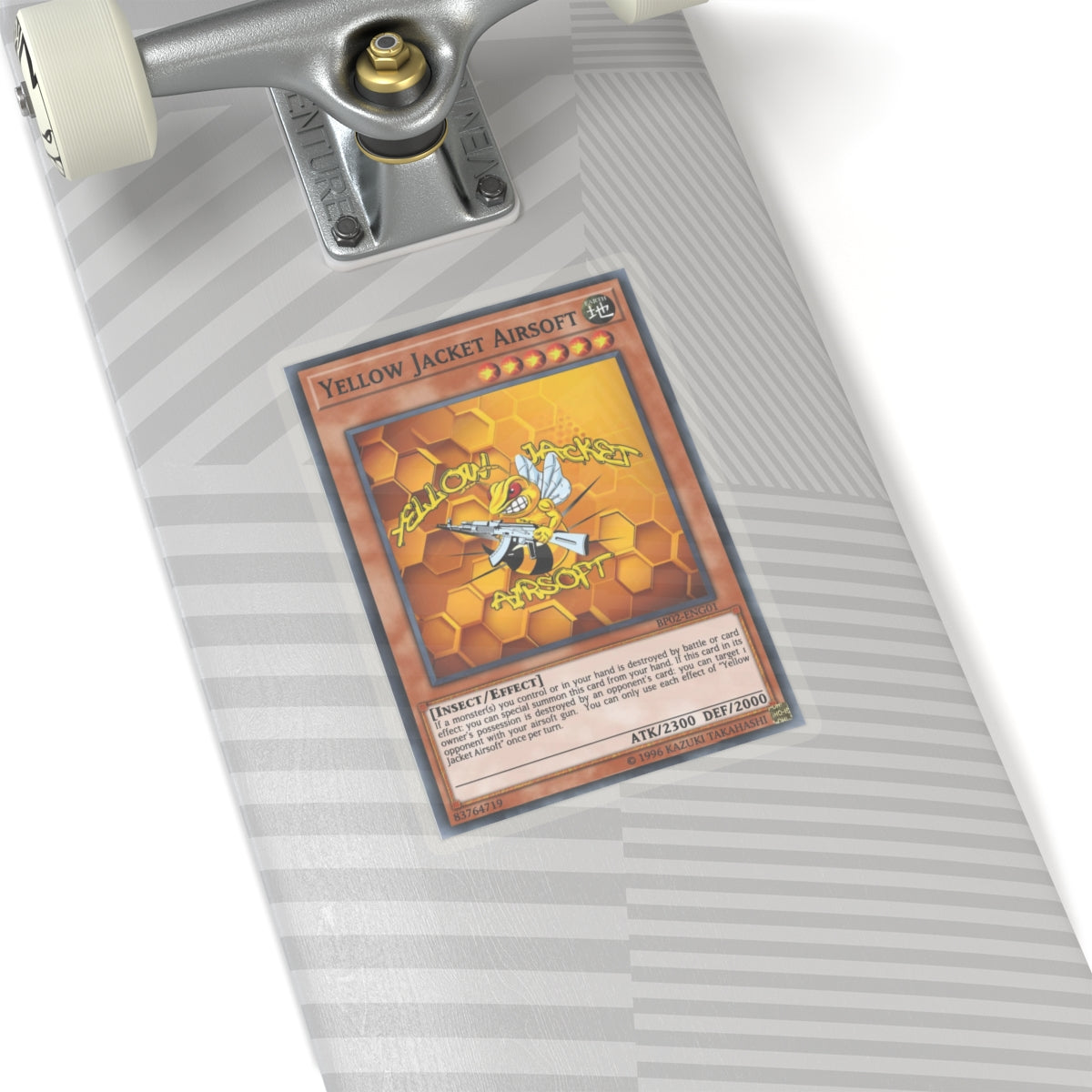 Yellow Jacket Airsoft Yu.Gi.Oh Card (Kiss-Cut Stickers)