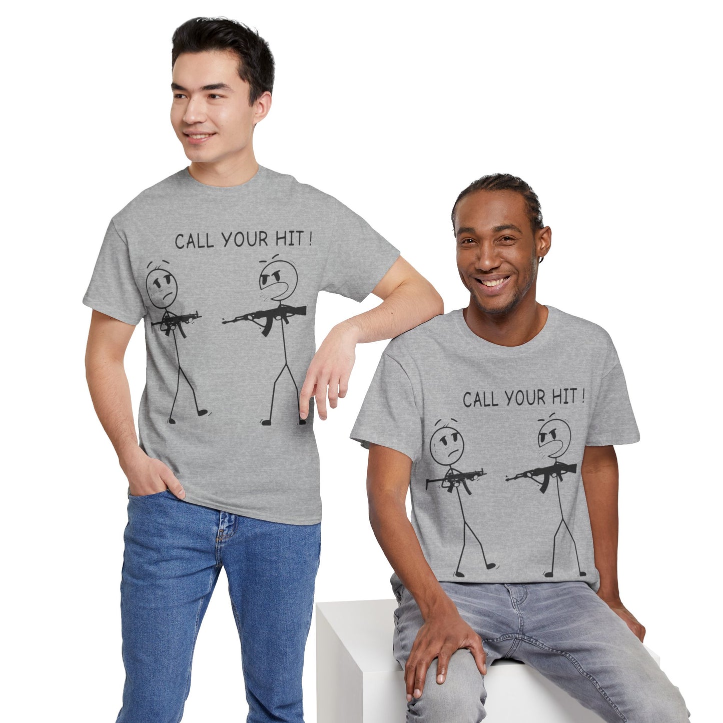 Stick Figure “Call Your Hit!” (T-shirt)