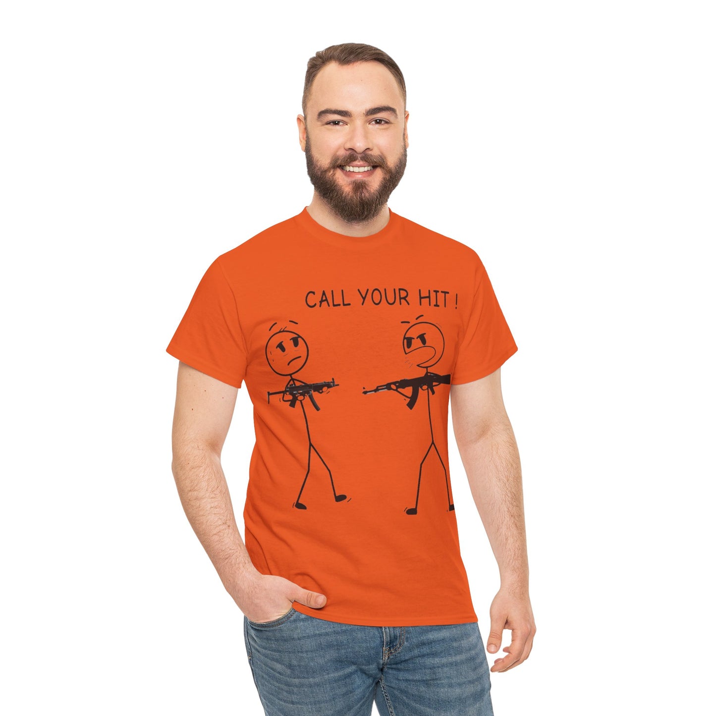 Stick Figure “Call Your Hit!” (T-shirt)