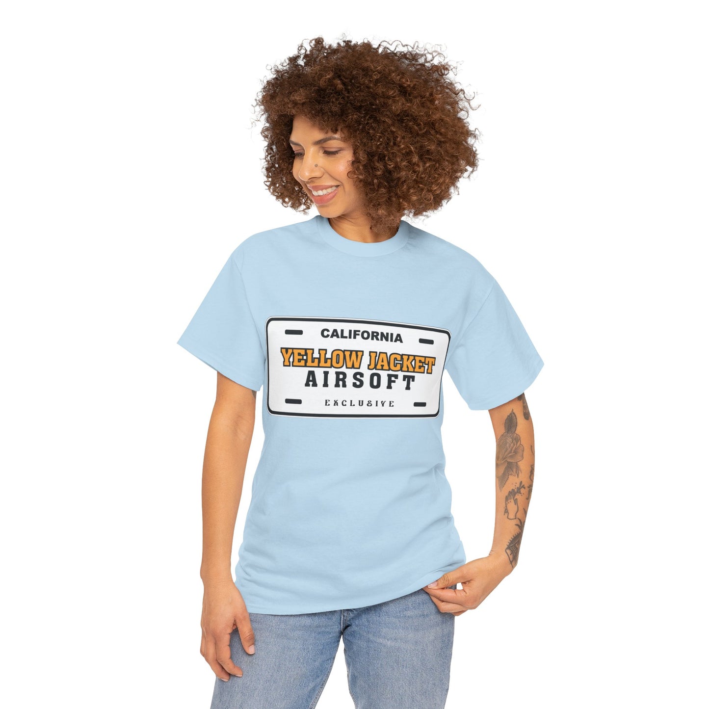 Yellow Jacket Airsoft License Plate (T-shirt)
